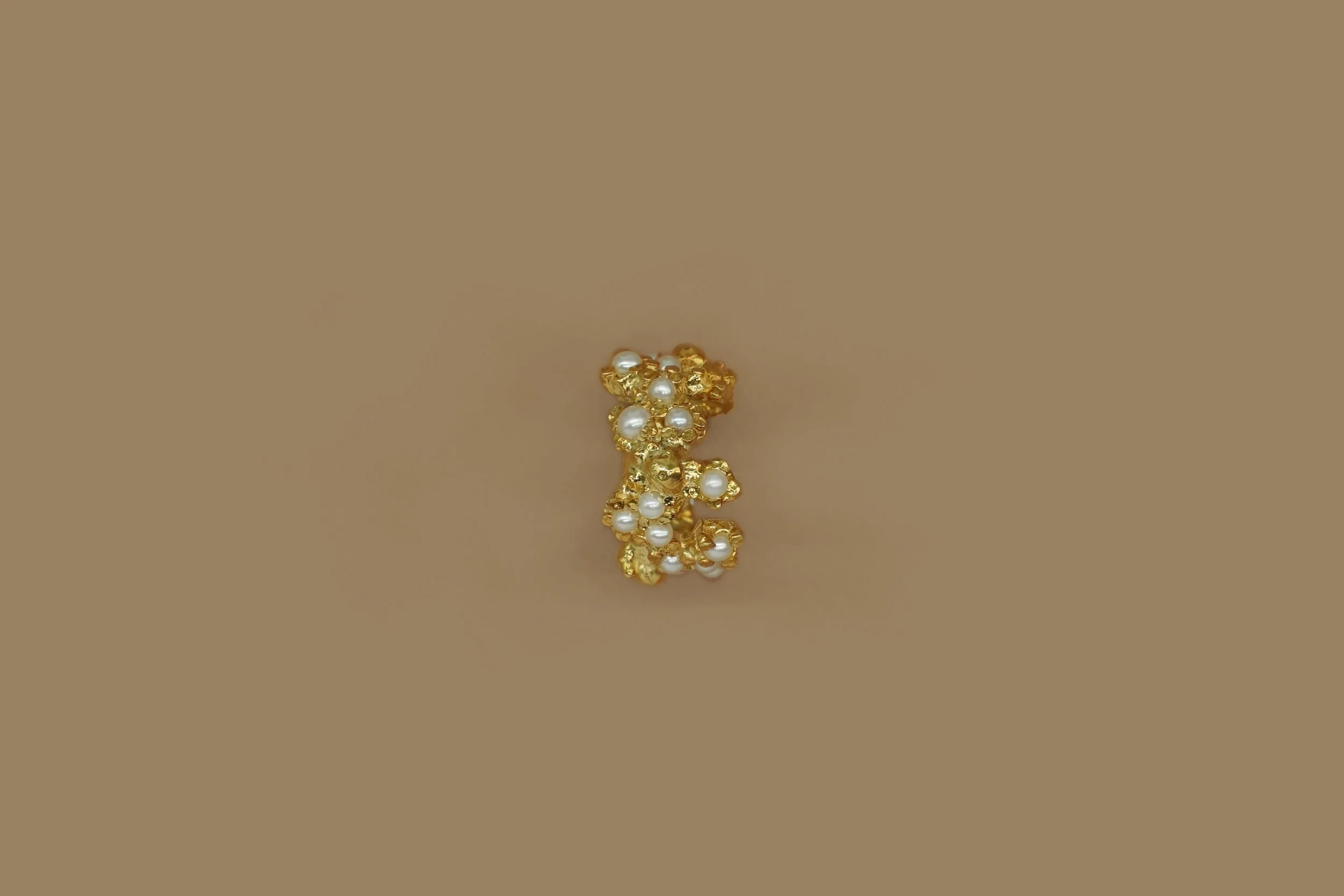 Pearl Floret Cluster Ear Cuff — Pacharee